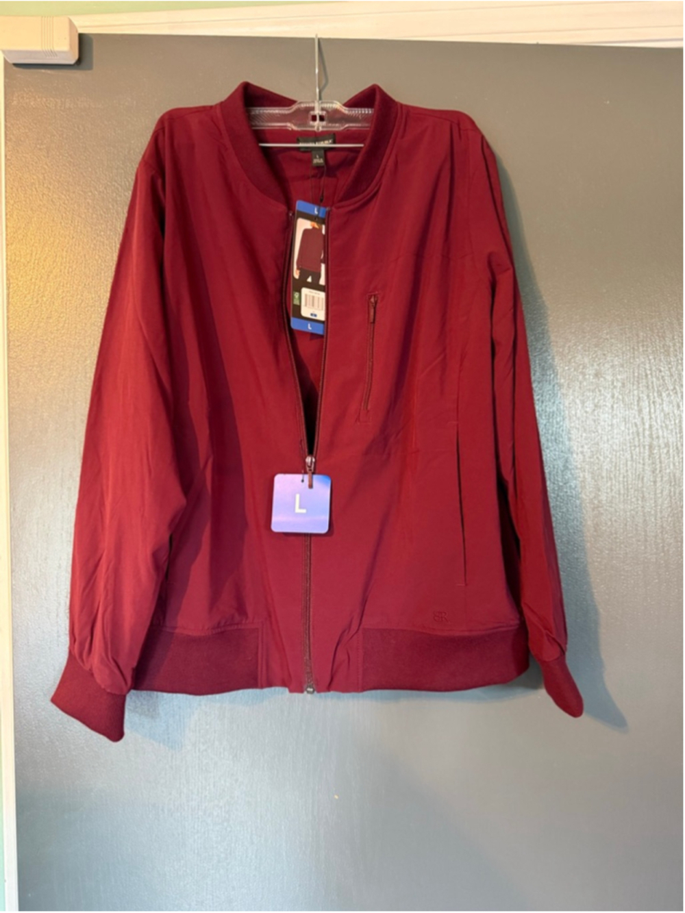 Women's Banana Republic Red Bomber Jacket L